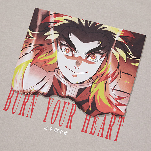 アニメ「鬼滅の刃」 UT グラフィックTシャツ 煉獄（半袖・レギュラーフィット）