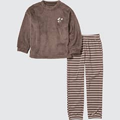 KIDS ピーナッツ ホリデー フリースセット（長袖）