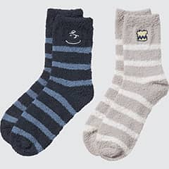 ピーナッツ ホリデー ヒートテックソックス（2足組）