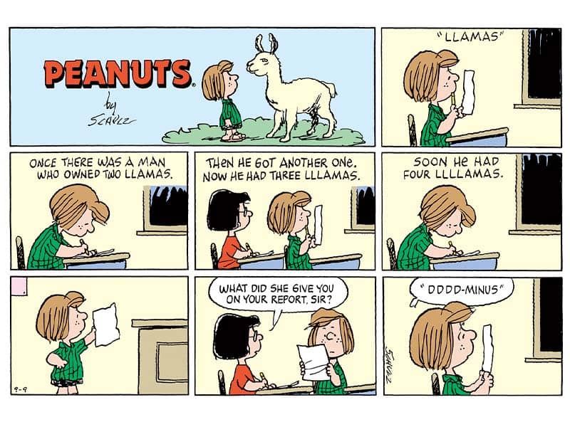 Peanuts Sunday Specials