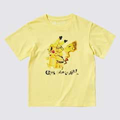 KIDS ポケモン ミーツ アーティスト 2022 春夏 UT グラフィックTシャツ ピカチュウ（半袖）