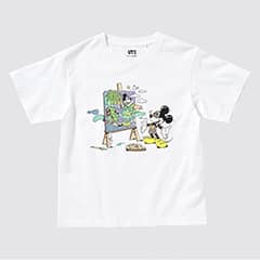 KIDS ミッキー & フレンズ アート バイ スティーブン・ハリントン UT グラフィックTシャツ（半袖）