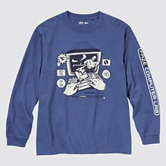 ハイプビーストコミュニティセンター UT グラフィックTシャツ(長袖・オーバーサイズフィット)