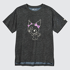 サンリオキャラクターズ:クロミ&マイメロディ UT グラフィックTシャツ(半袖・オーバーサイズフィット)