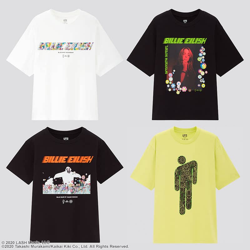 Billie Eilish and Takashi Murakami Collection at Uniqlo