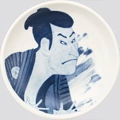 江戸浮世絵 東洲斎 写楽 マメザラ(12cm)