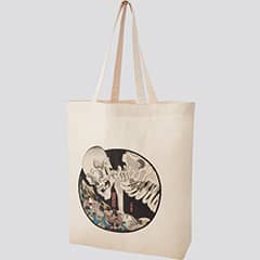 江戸浮世絵 歌川 国芳 エコ フレンドリー プリント バッグ(M)