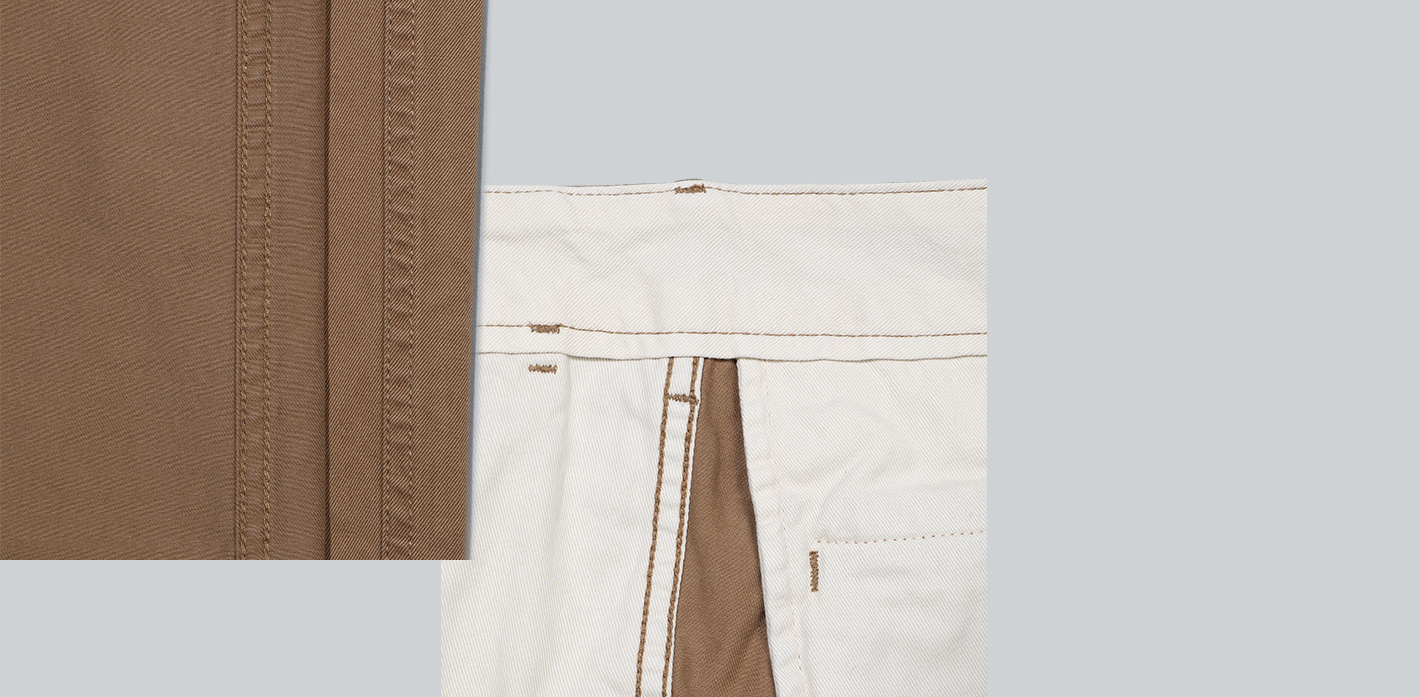 The foundation of the sturdy construction is invisible on the outer surface