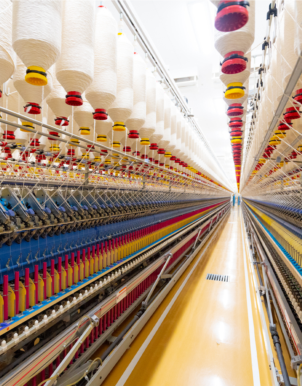 We aimed for textured structure and durability with our slub yarn