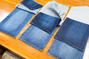 This selvedge denim co-developed with UNIQLO and launched in the past had been well-kept in a non-washed condition along with a detailed spec sheet.