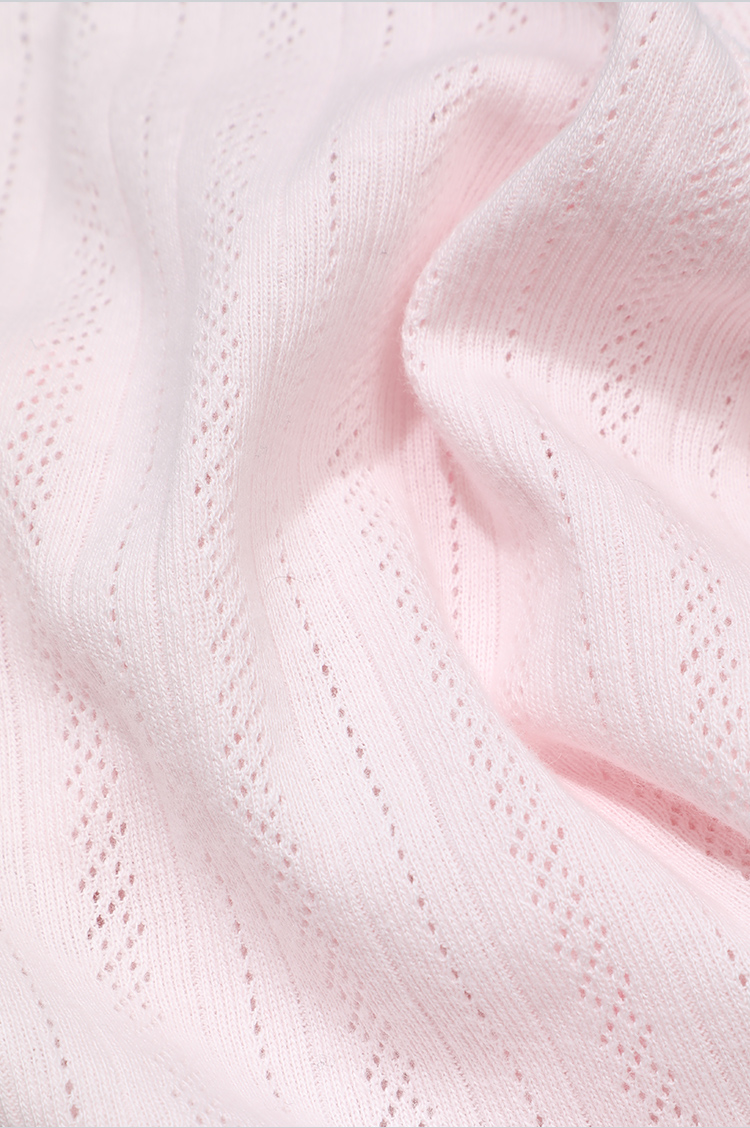 4100% soft circular ribbed cotton perfect for little ones