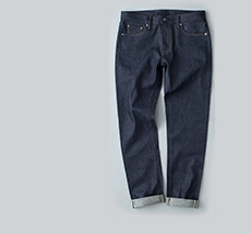 uniqlo stretch selvedge fades