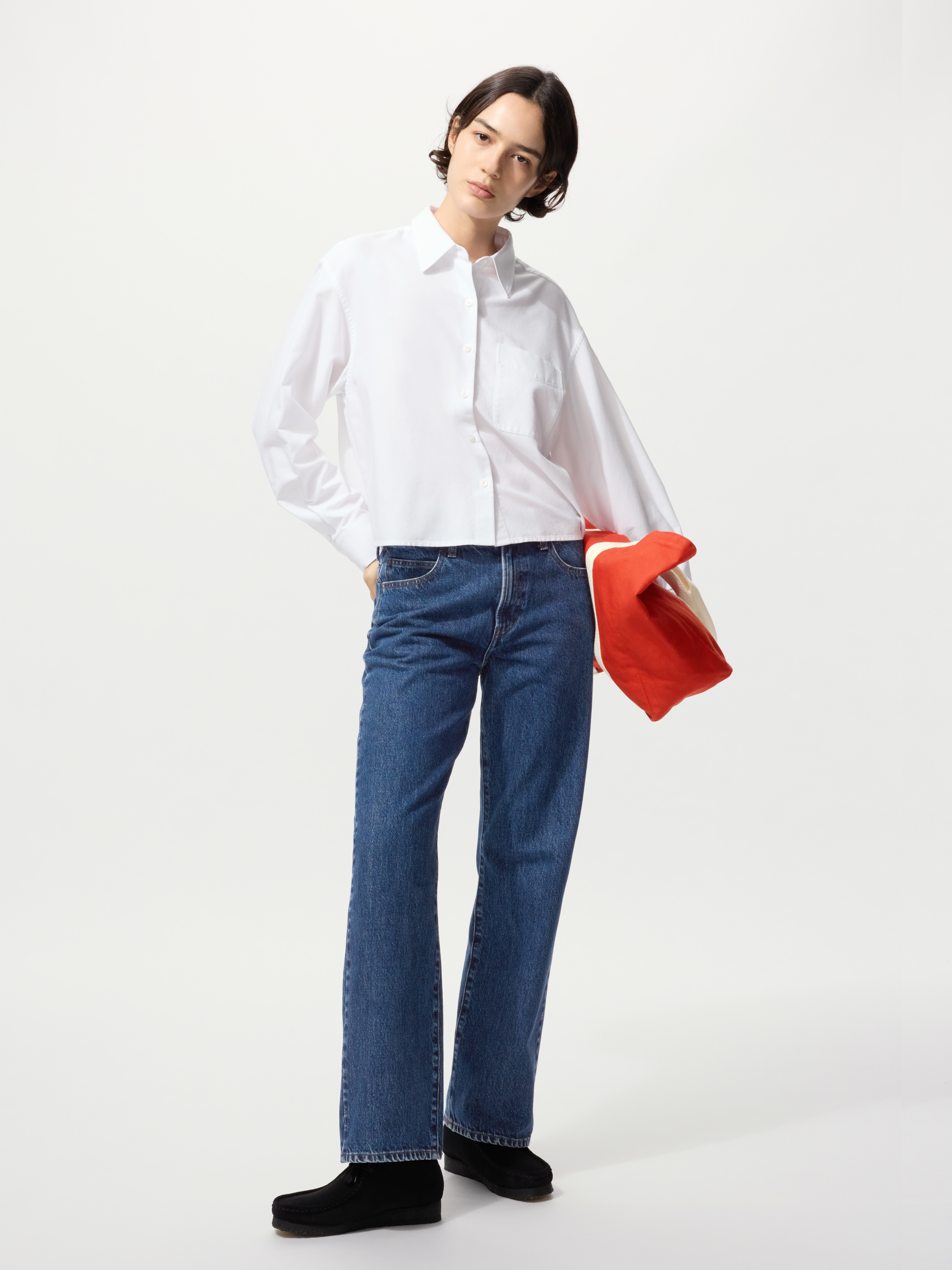 女裝 直筒牛仔褲 (UNIQLO and JW ANDERSON)