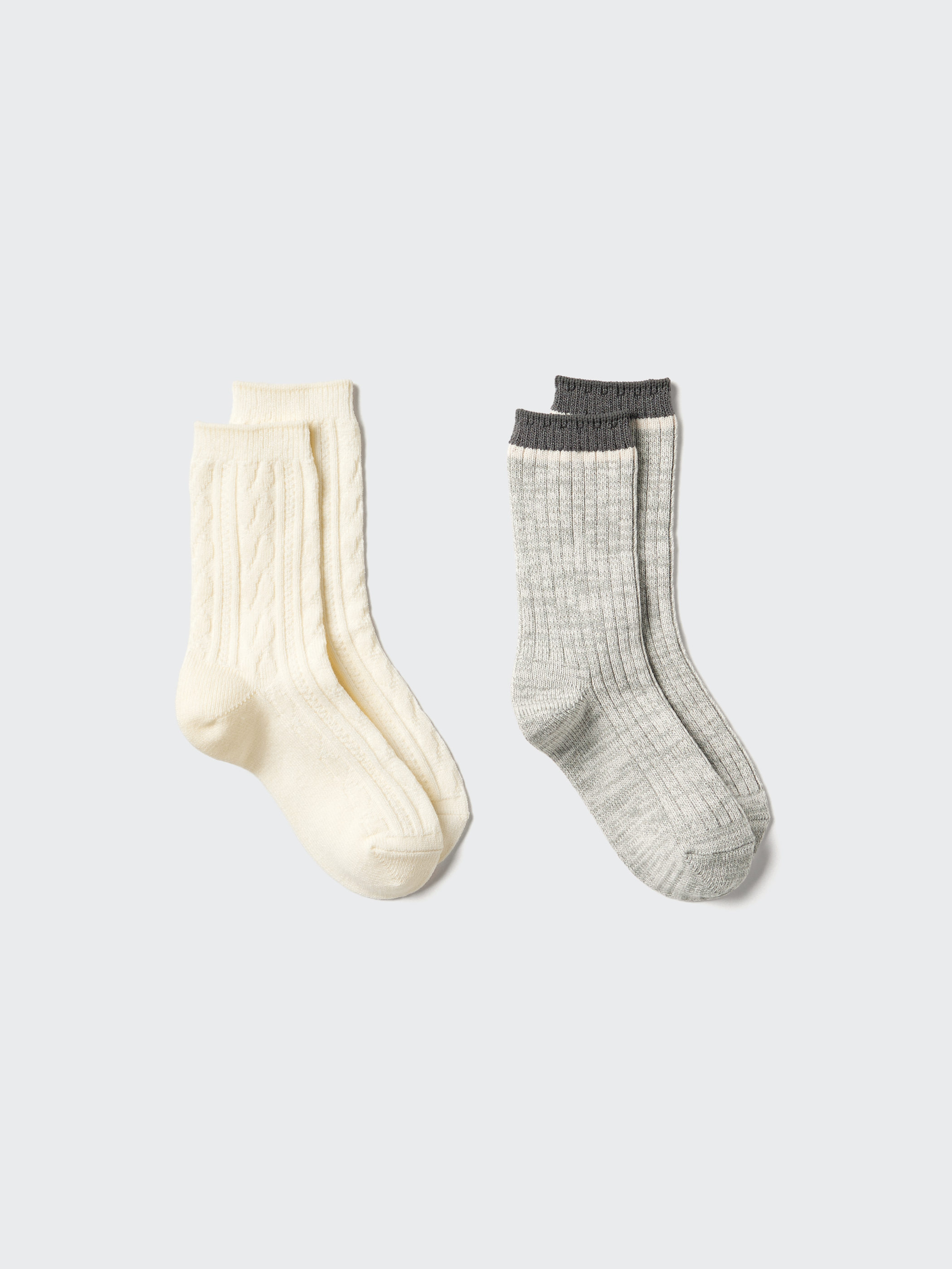 HEATTECH SOCKS 2P (MELANGE)