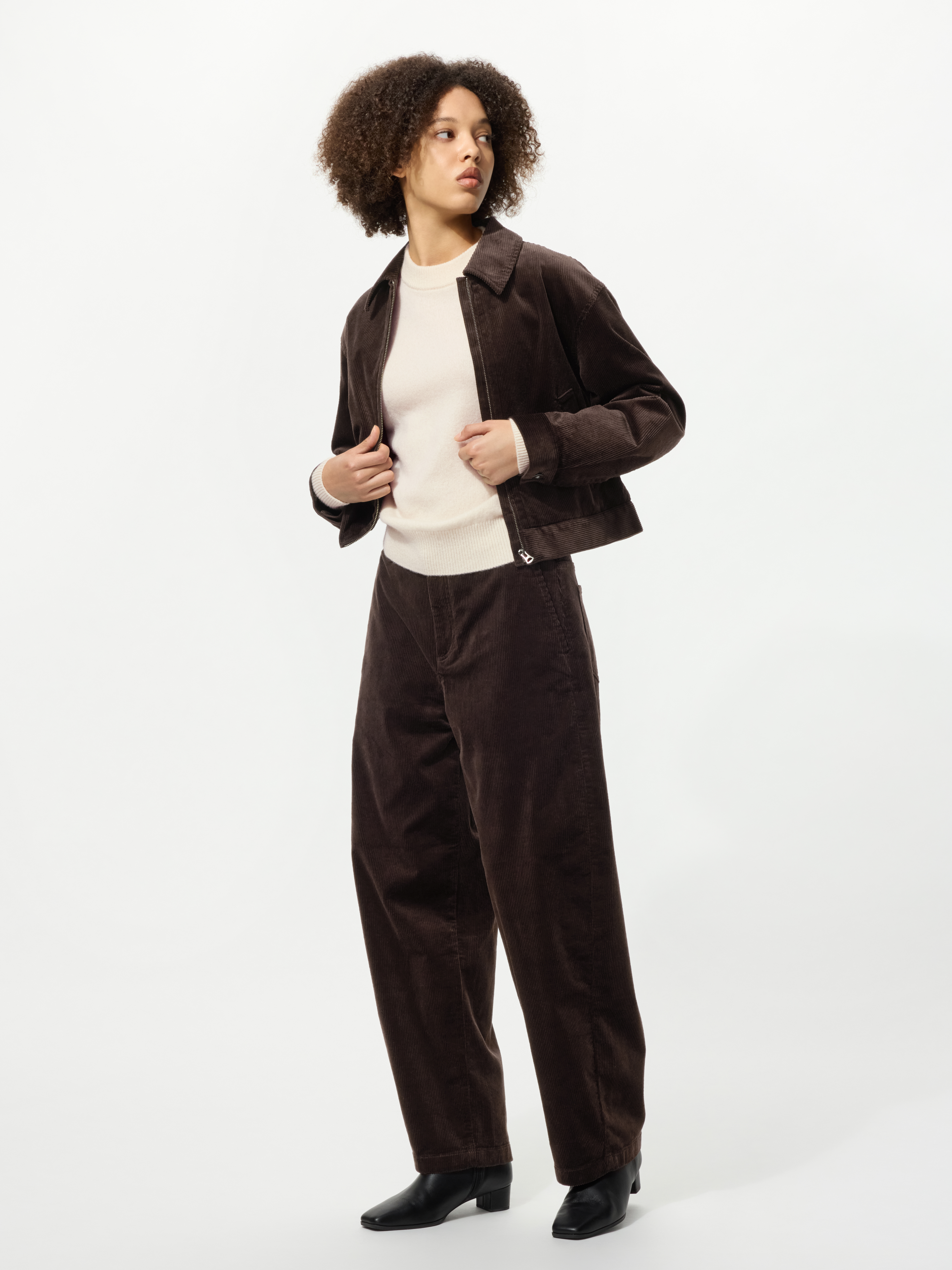 女裝 燈芯絨繭型褲 (UNIQLO and COMPTOIR DES COTONNIERS)