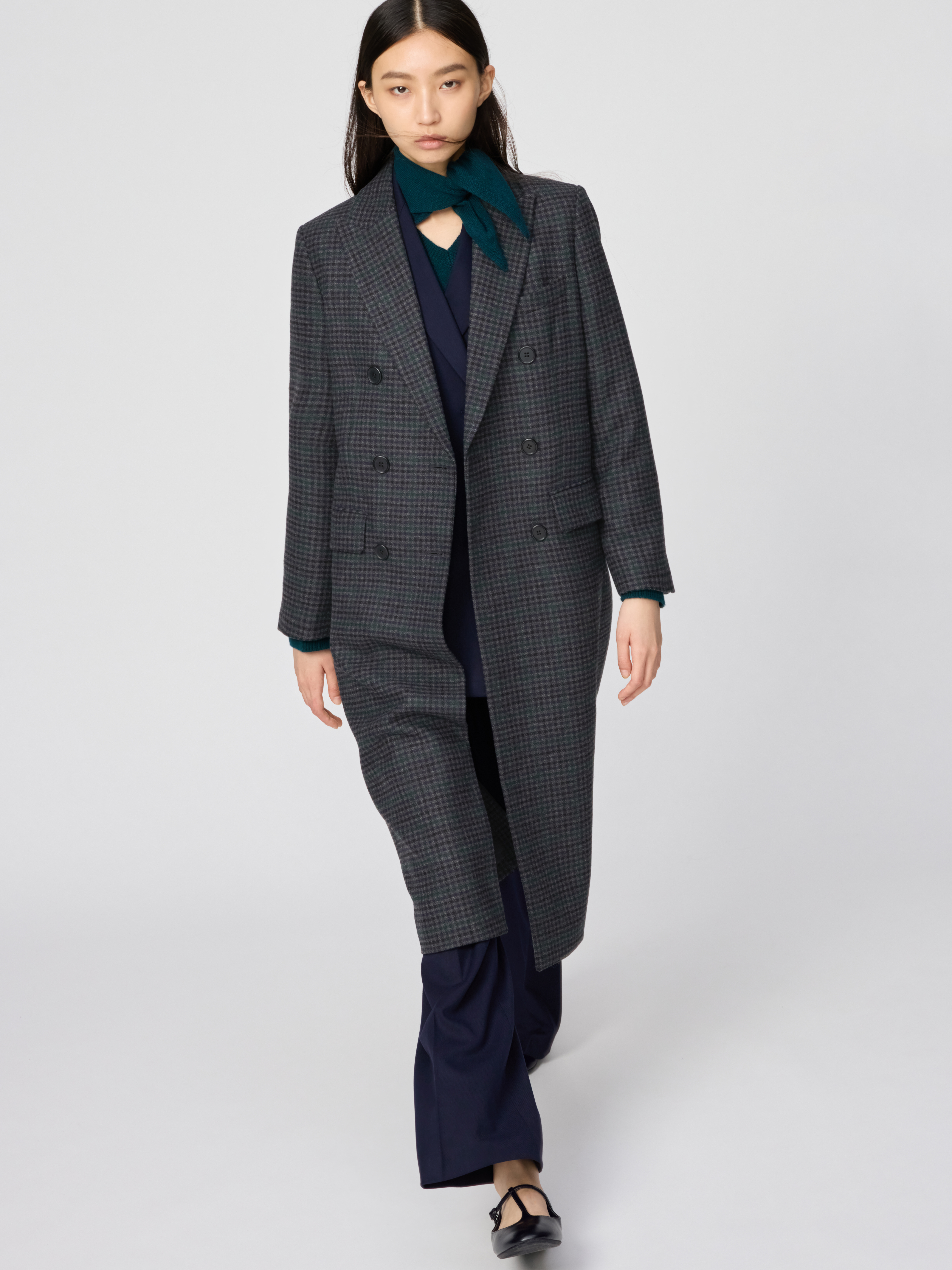 女裝 雙排釦長大衣 (UNIQLO : C)