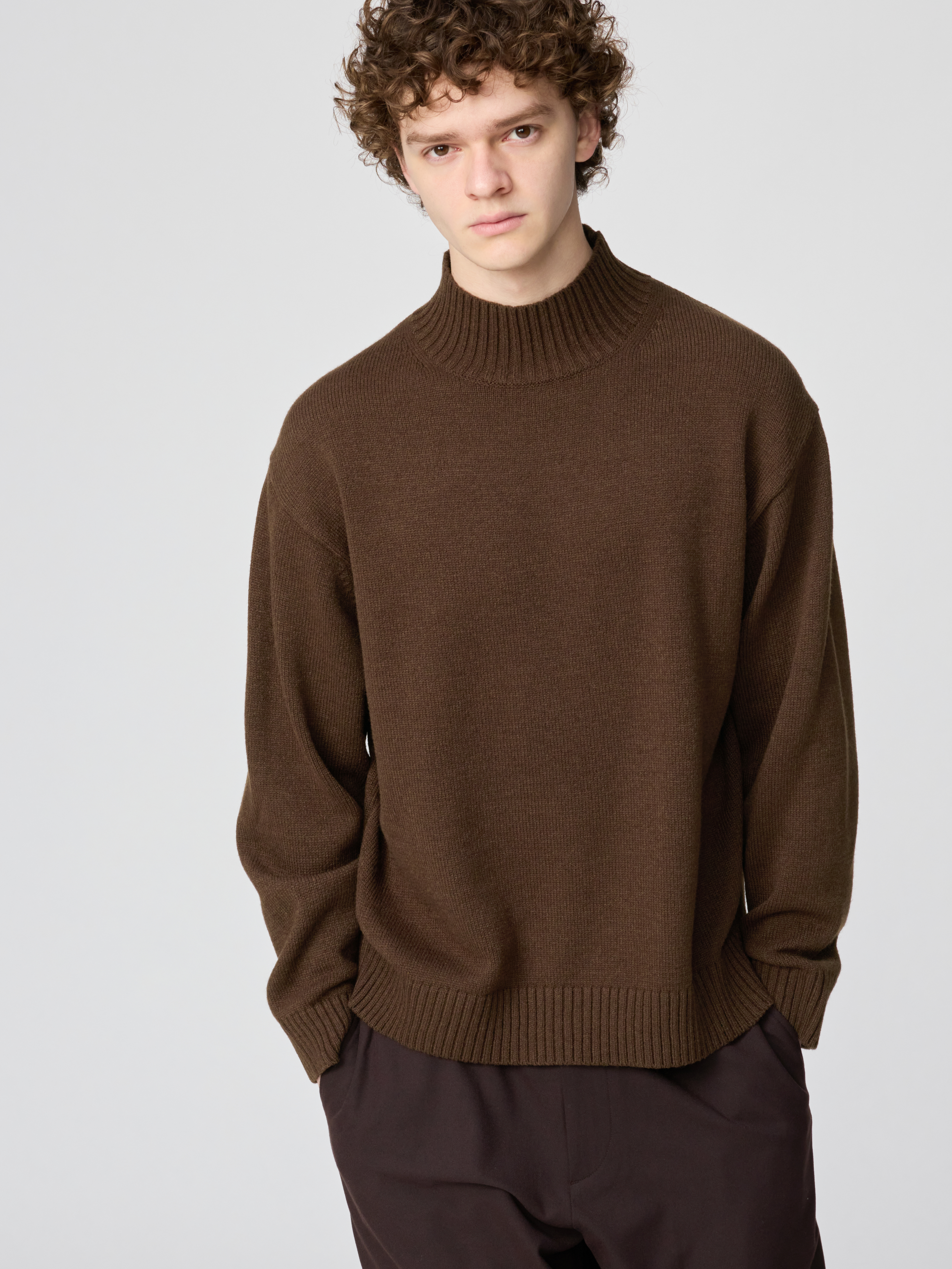 中高領毛衣(長袖) (UNIQLO : C)
