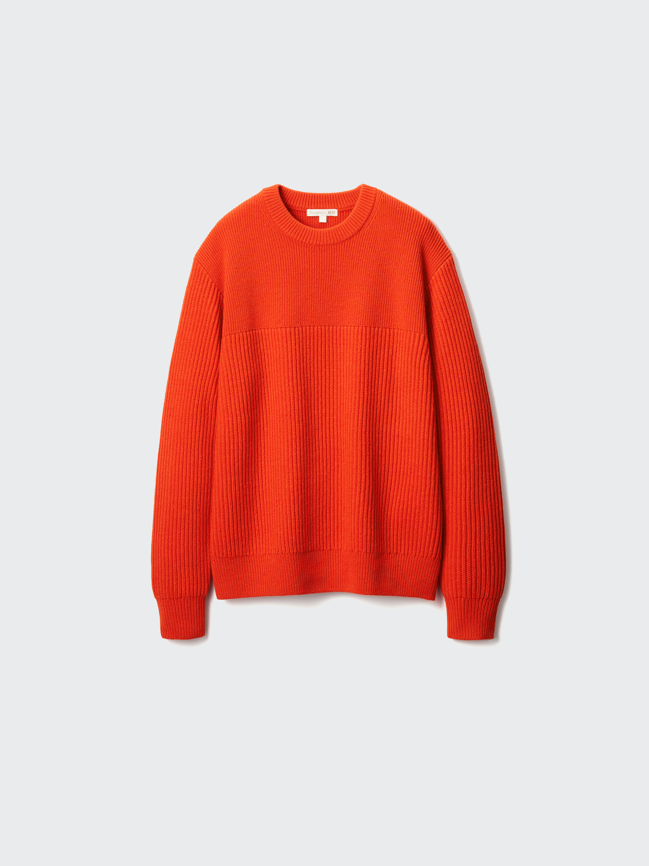RIBBED CREW NECK SWEATER (LONG SLEEVE) (UNIQLO and JW ANDERSON)