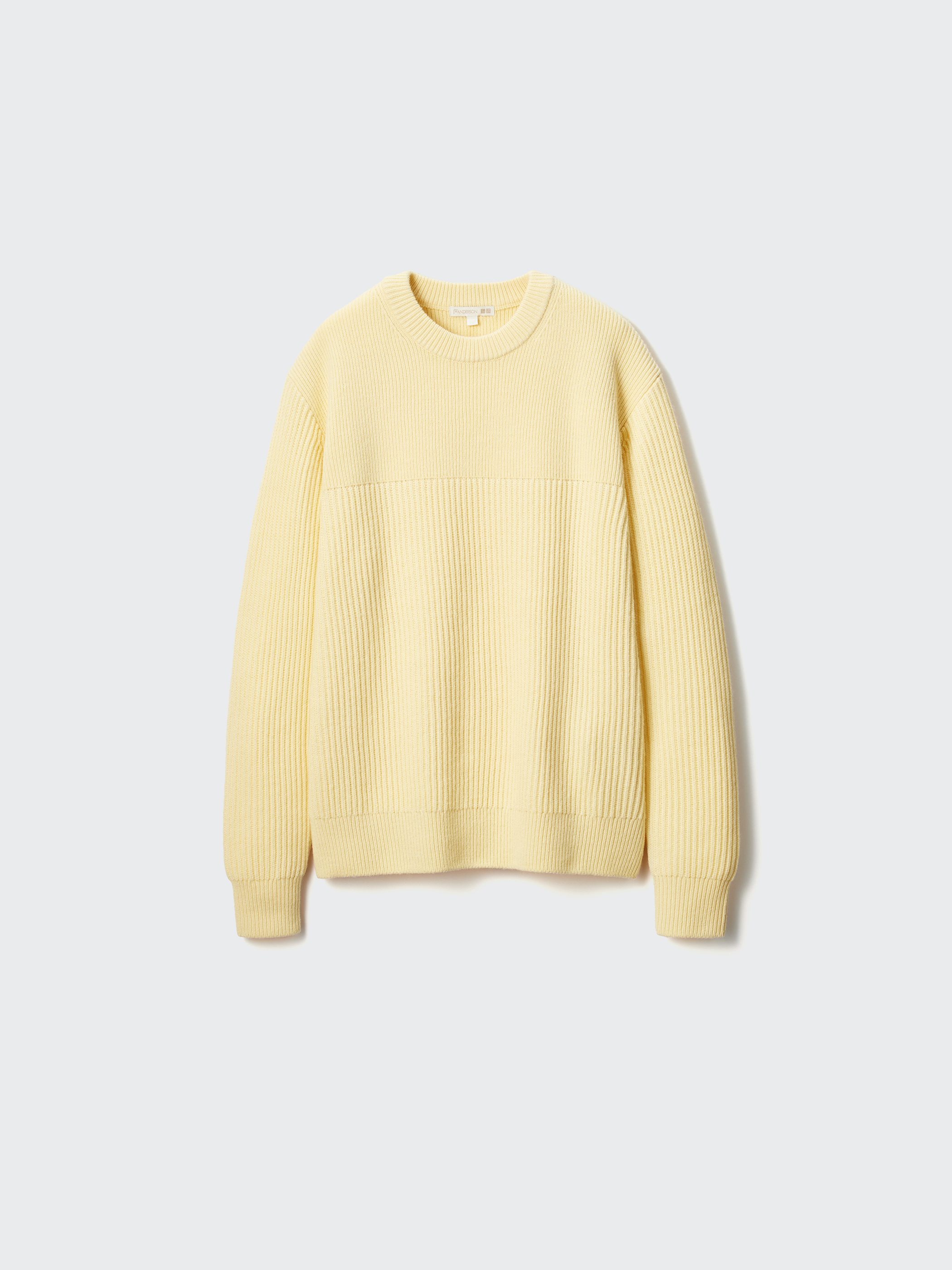 RIBBED CREW NECK SWEATER (LONG SLEEVE) (UNIQLO and JW ANDERSON)