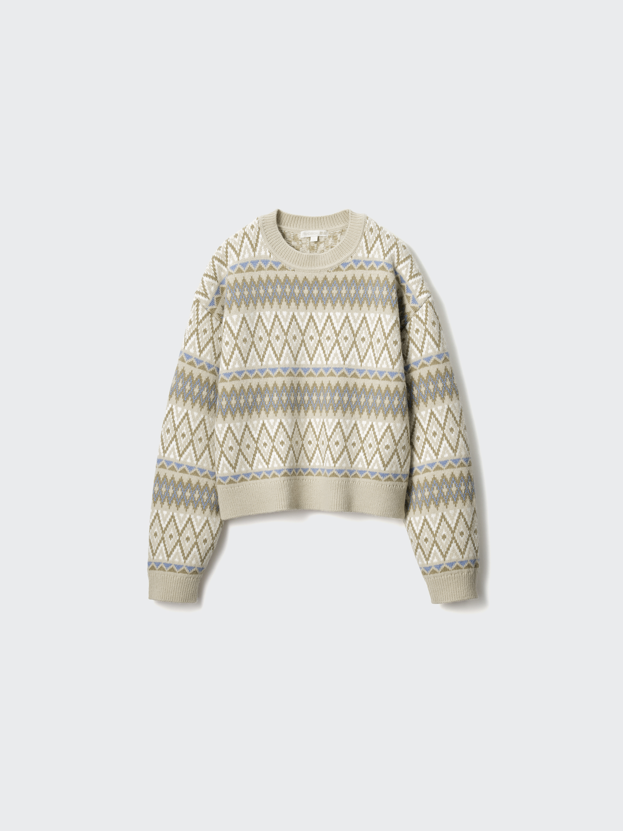 FAIRISLE CREW NECK SWEATER (UNIQLO and JW ANDERSON)