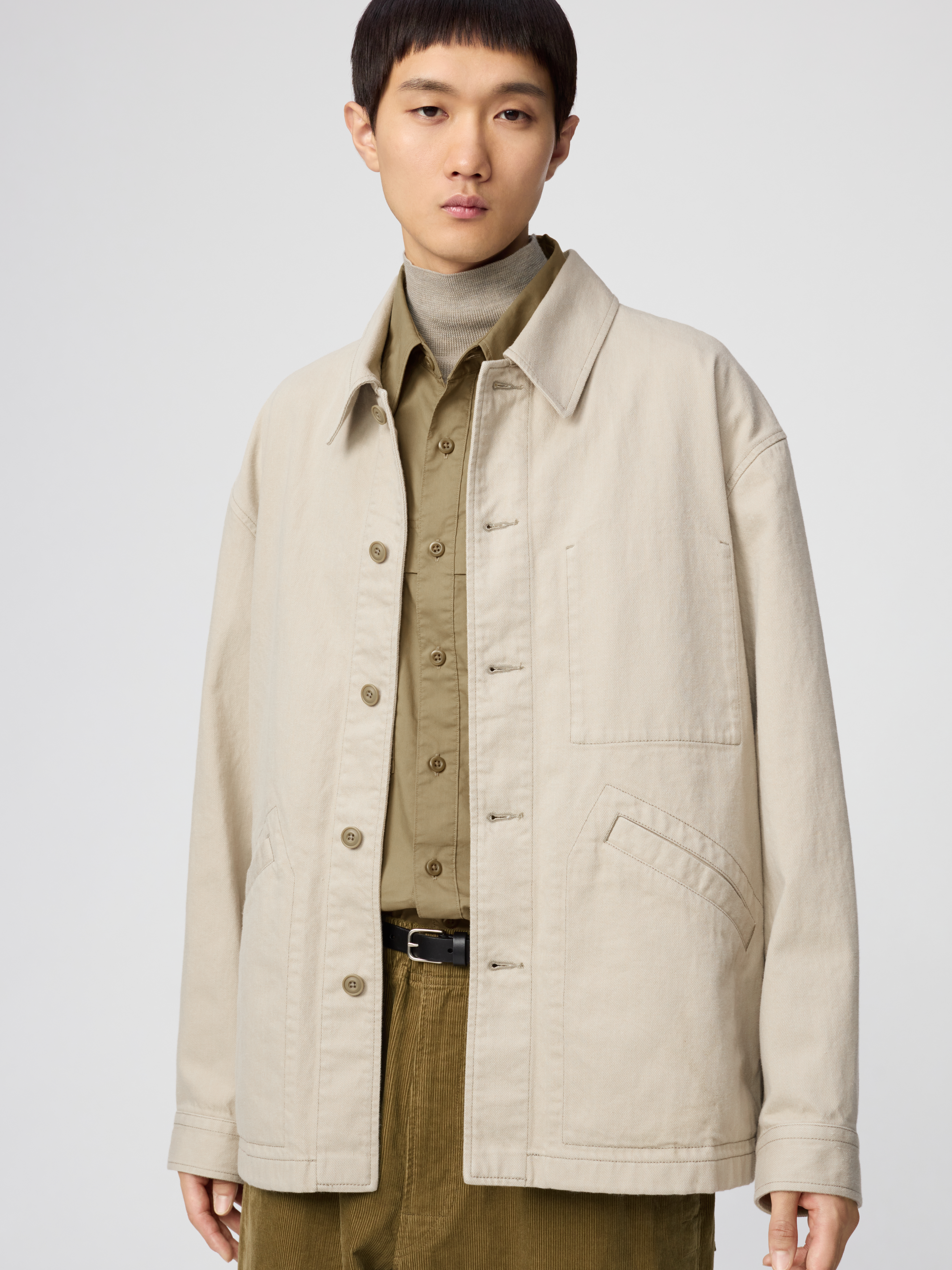 寬版牛仔外套 (Uniqlo U)