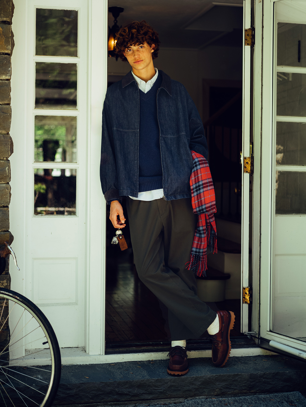 blouson style model image
