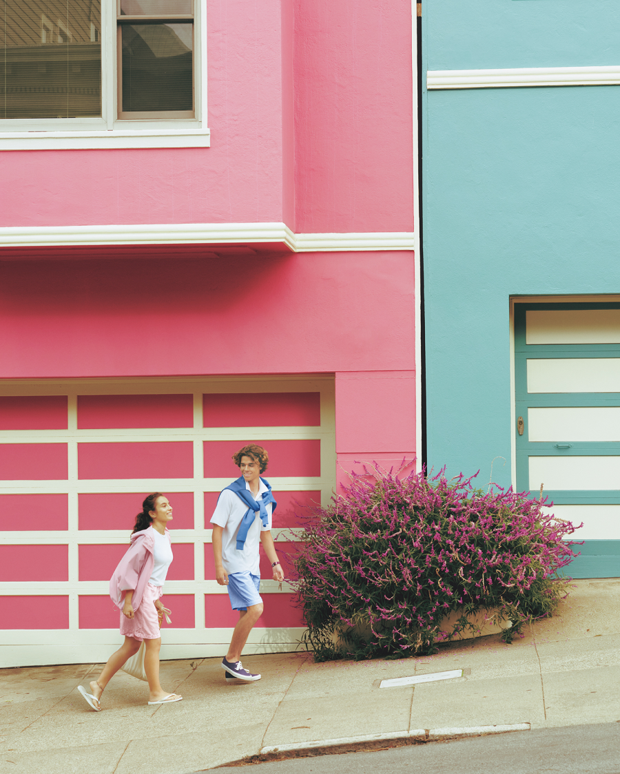 Trang phục thể thao đa năng nổi bật trên những con dốc ở San Francisco.