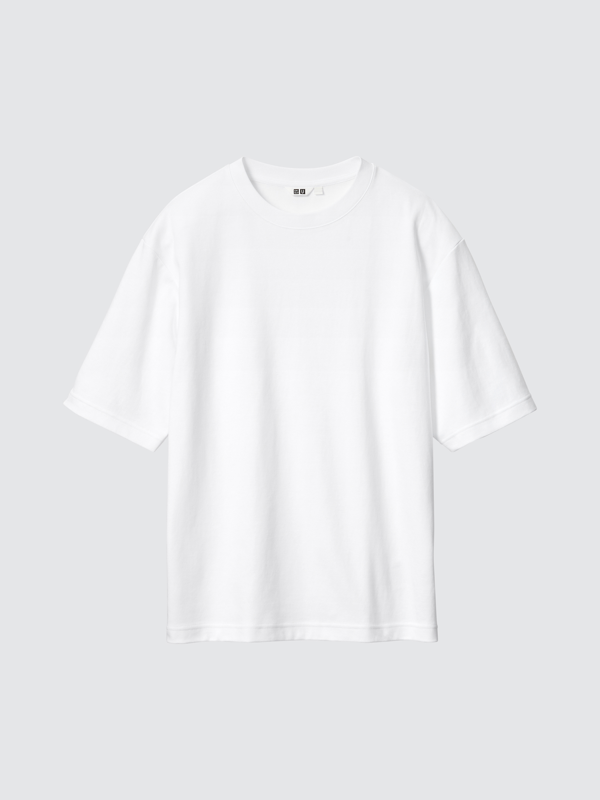 AIRism棉質寬版圓領T恤(五分袖) (Uniqlo U)