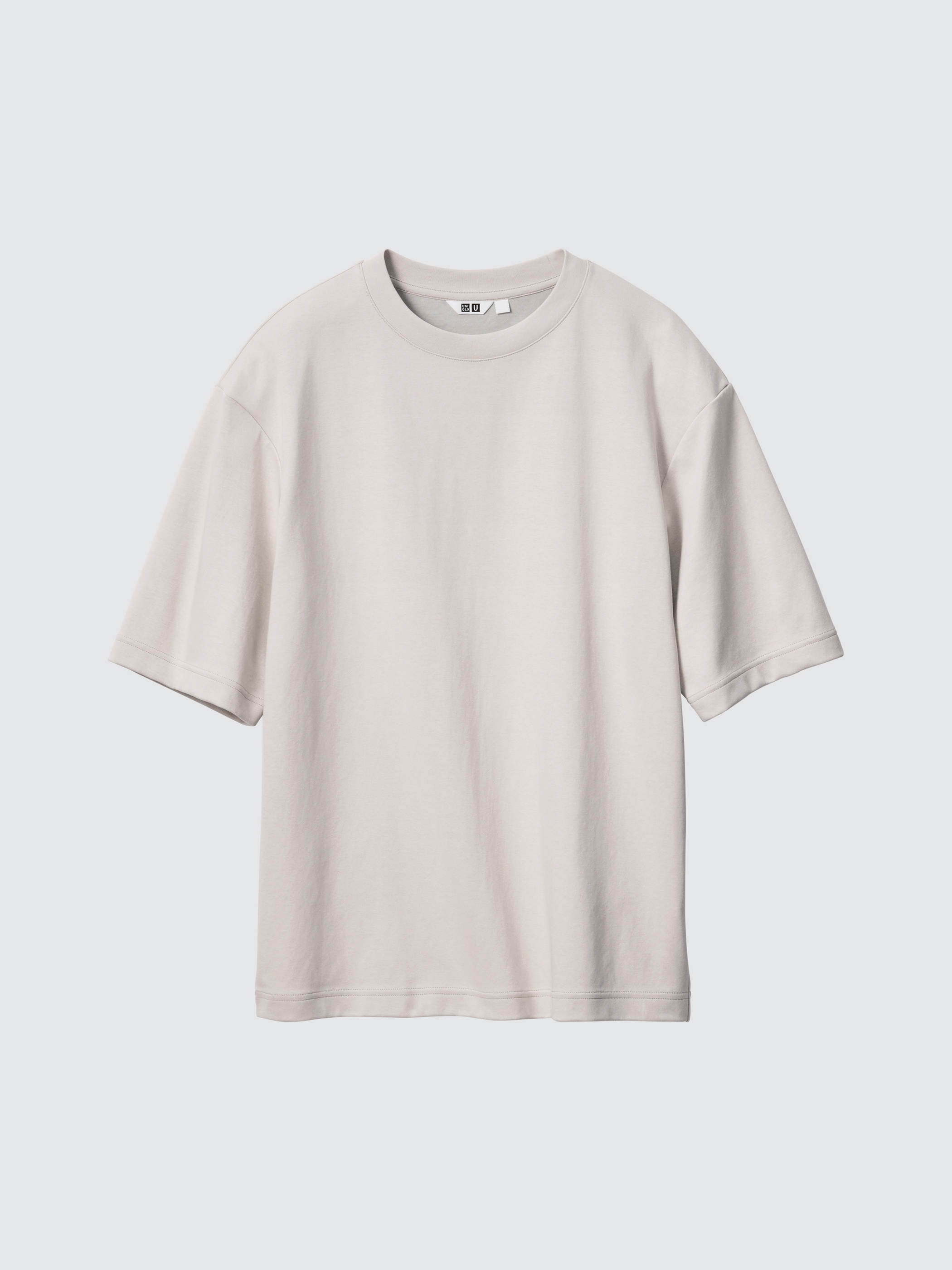 AIRism棉質寬版圓領T恤(五分袖) (Uniqlo U)