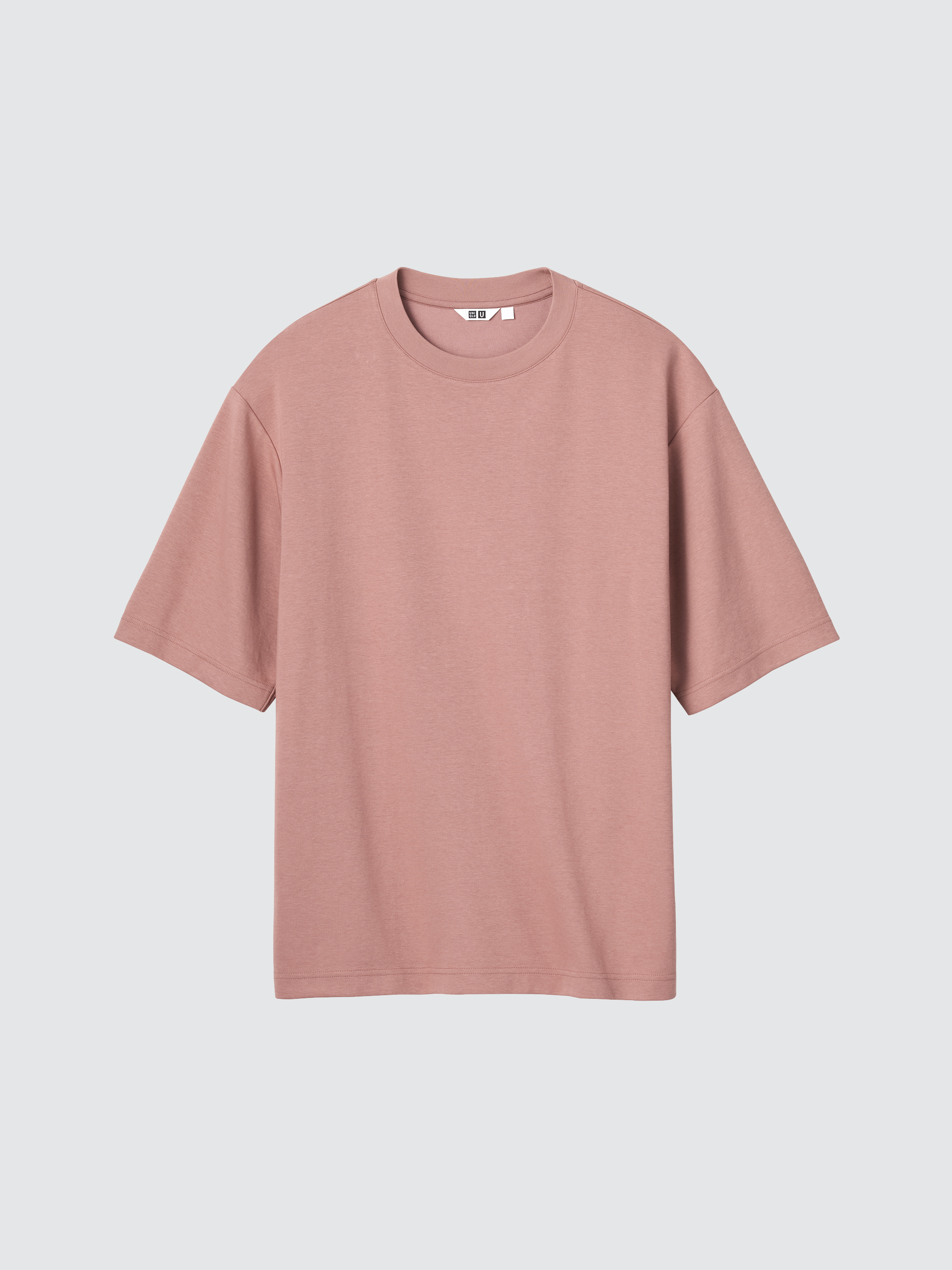 AIRism棉質寬版圓領T恤(五分袖) (Uniqlo U)