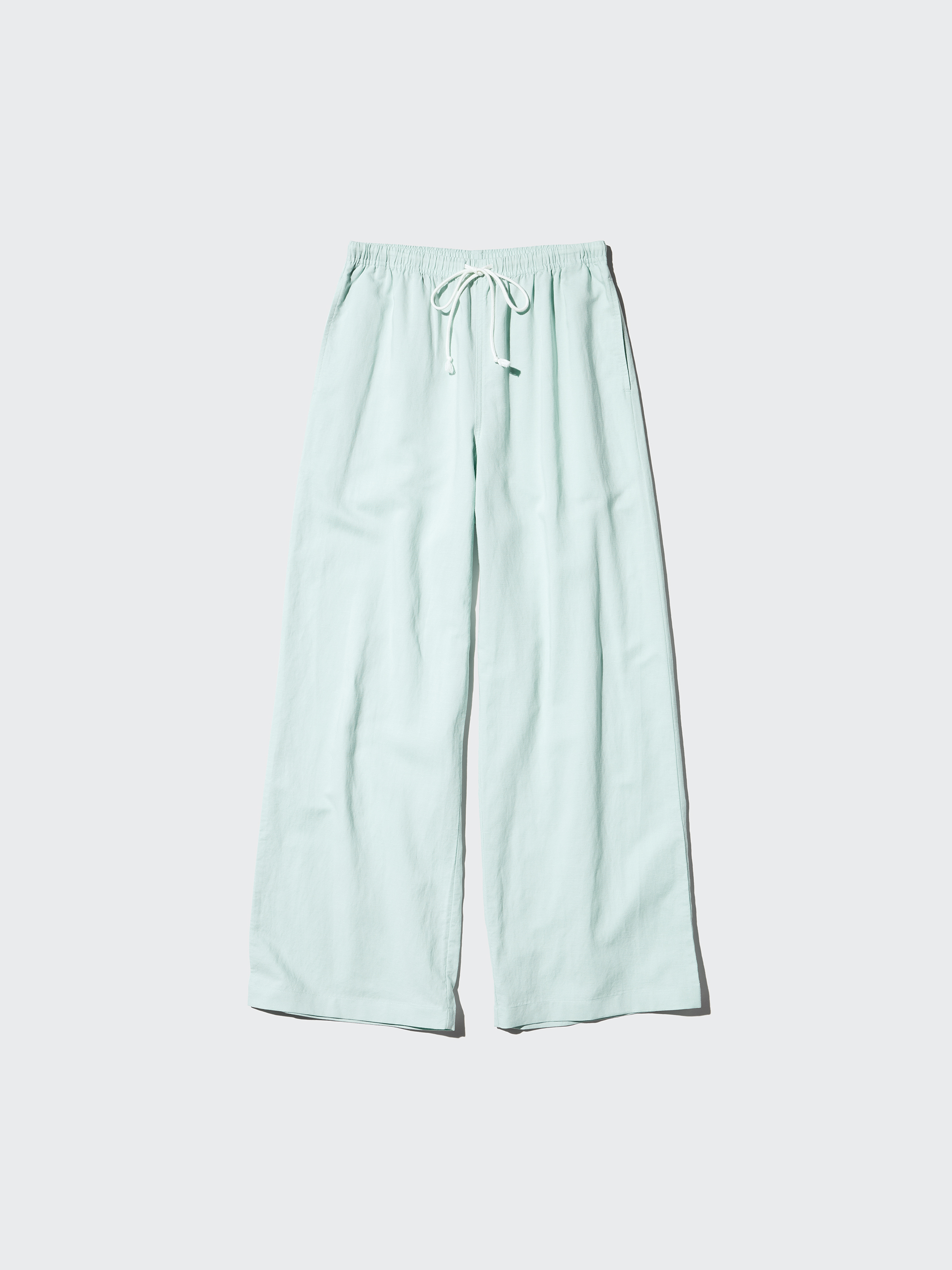 女裝 亞麻混紡長褲