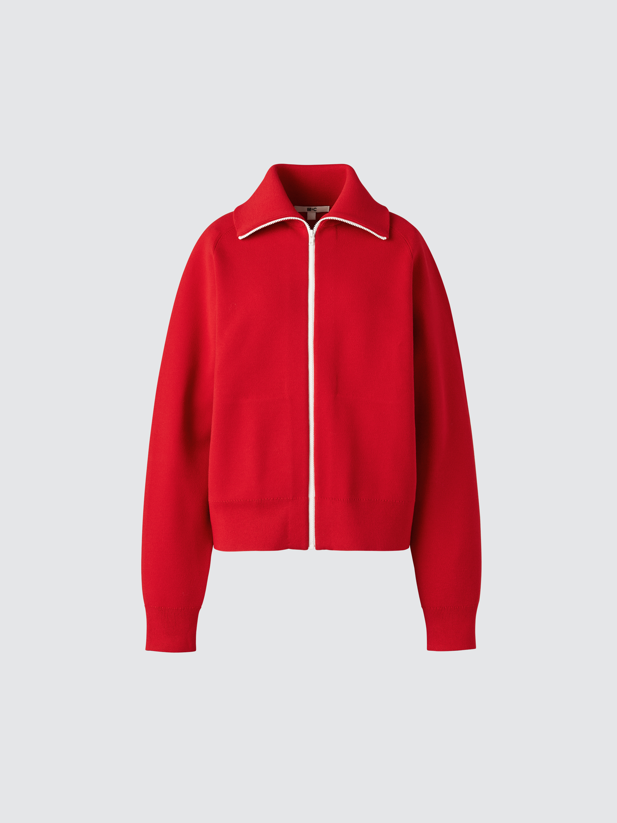 女裝 米蘭羅紋拉鍊開襟外套(長袖) (UNIQLO : C)