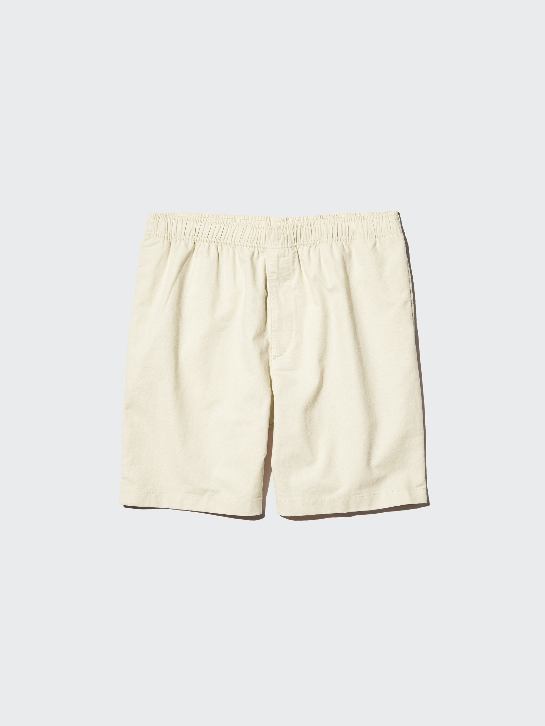亞麻混紡休閒短褲