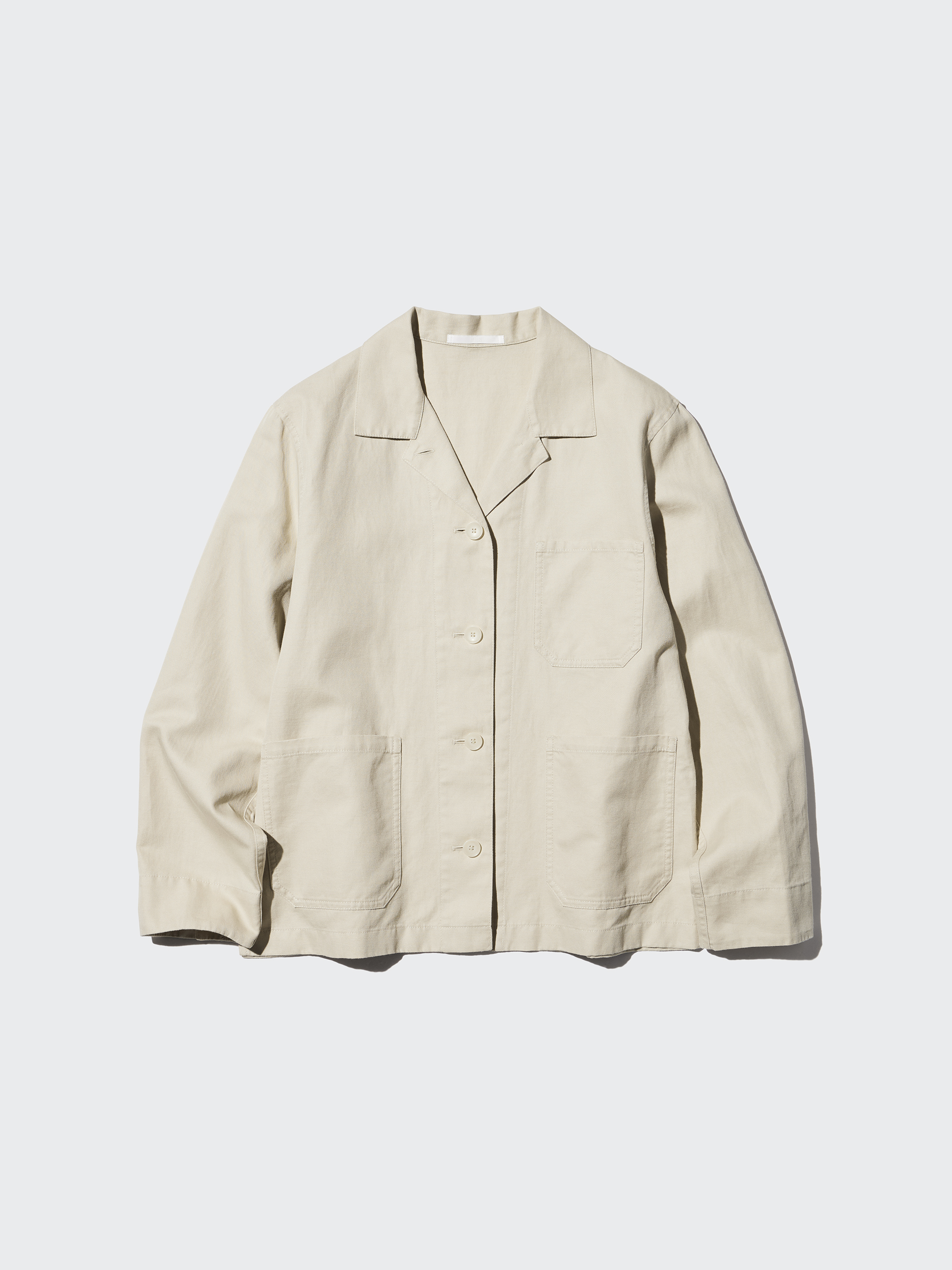 女裝 亞麻混紡外套