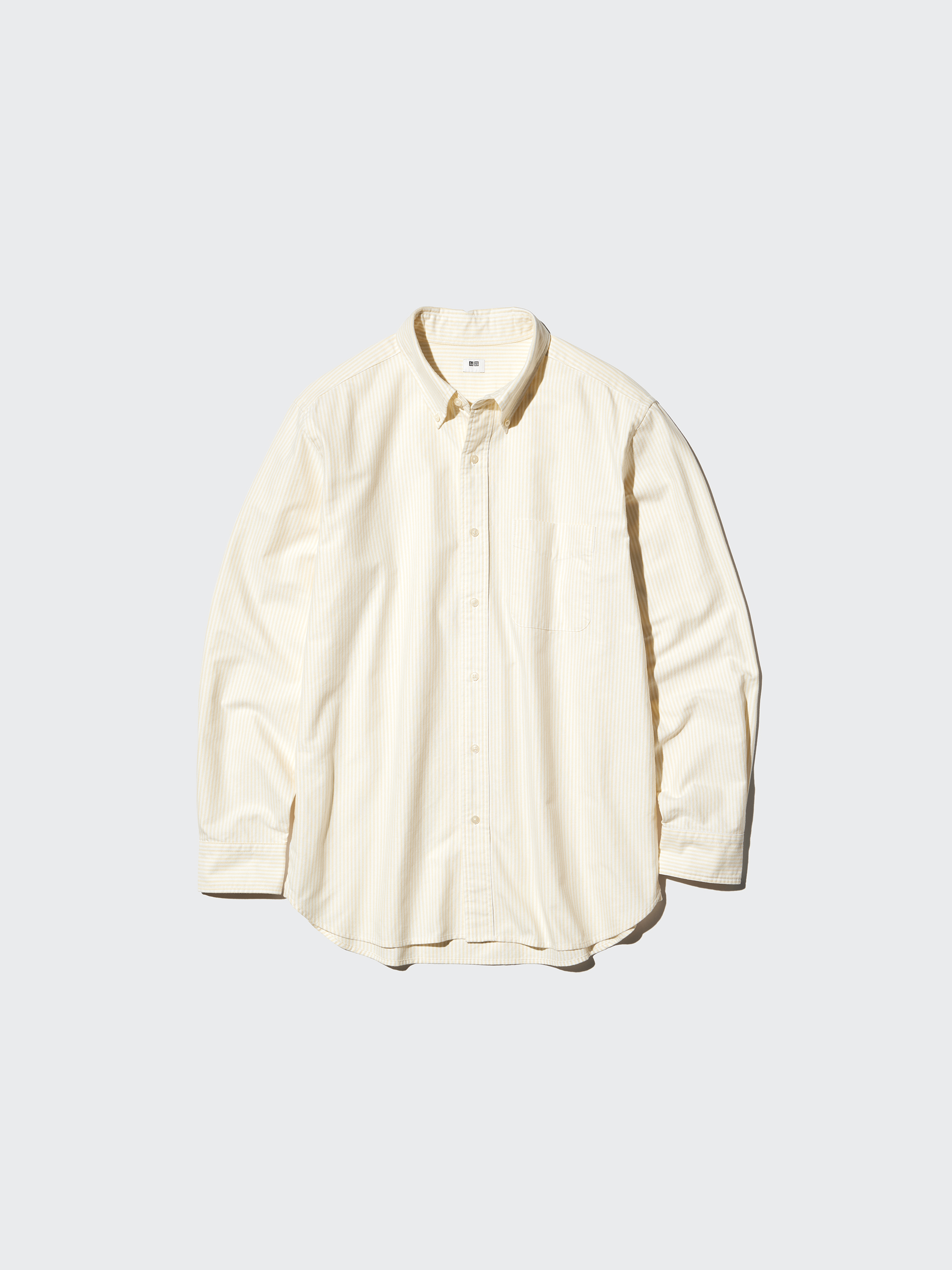 牛津襯衫(長袖)(條紋)