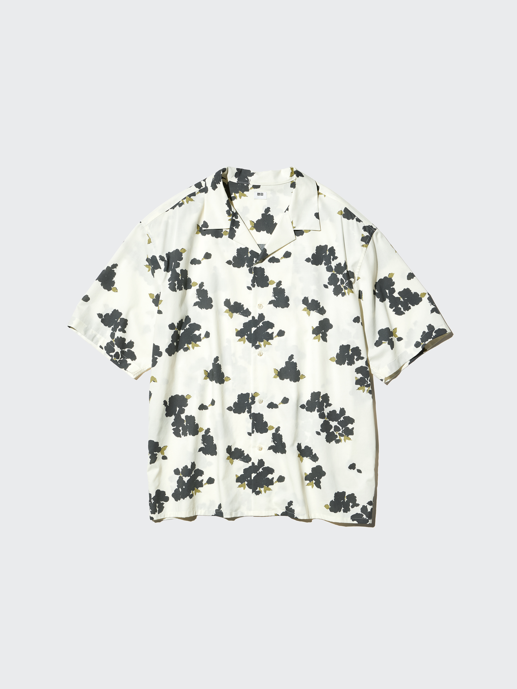 開領襯衫(短袖)(印花)