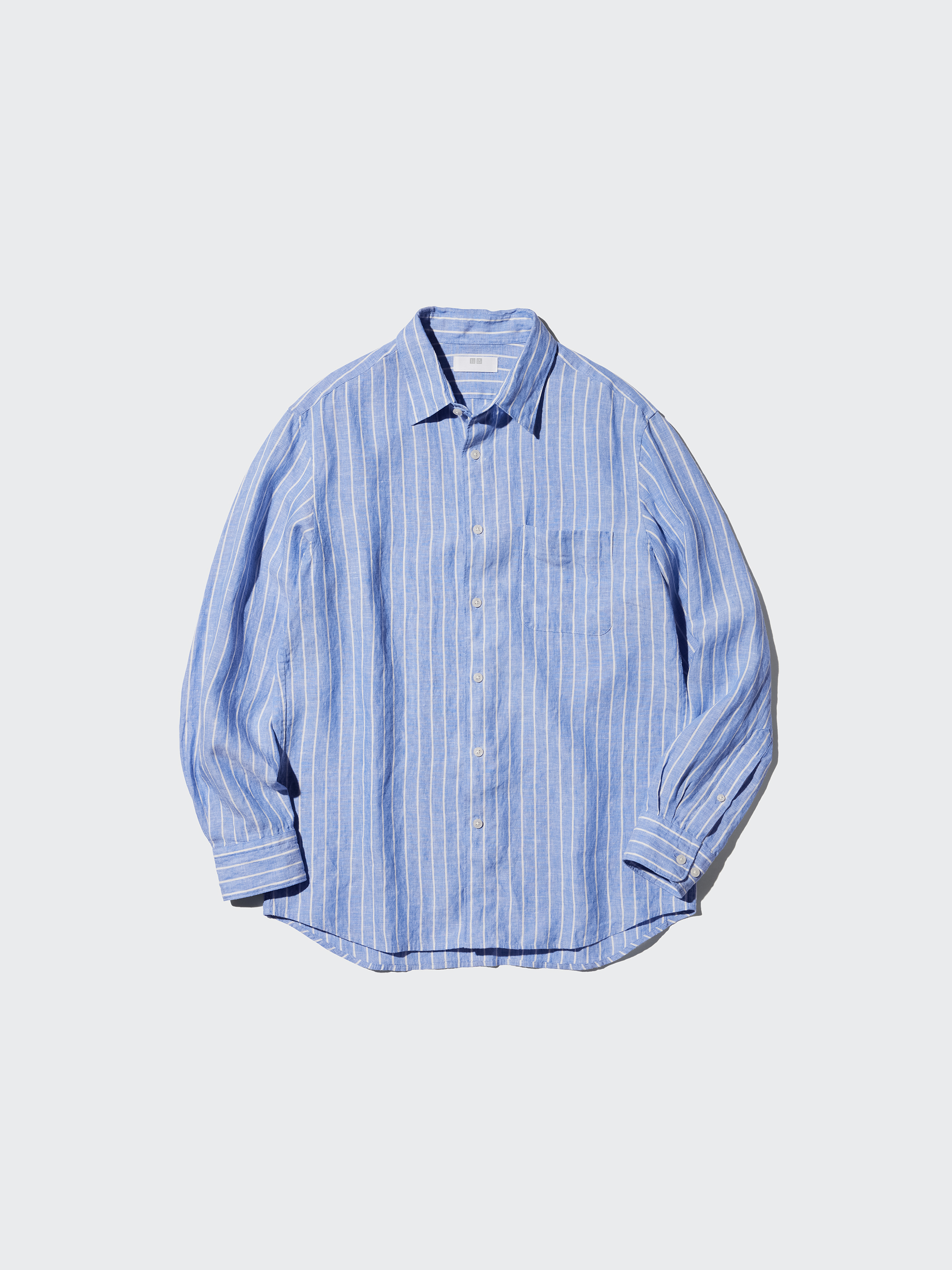 特級亞麻條紋襯衫(長袖)