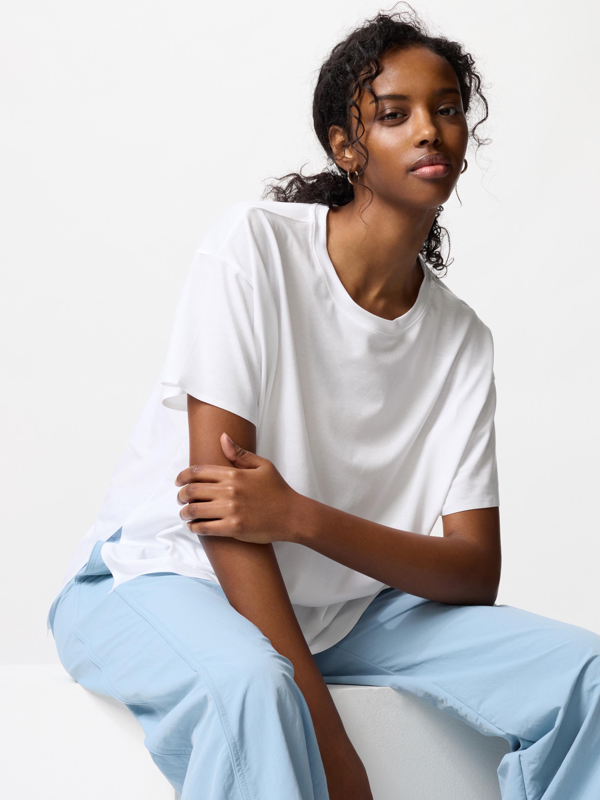 WOMEN AIRism SEAMLESS T-SHIRT