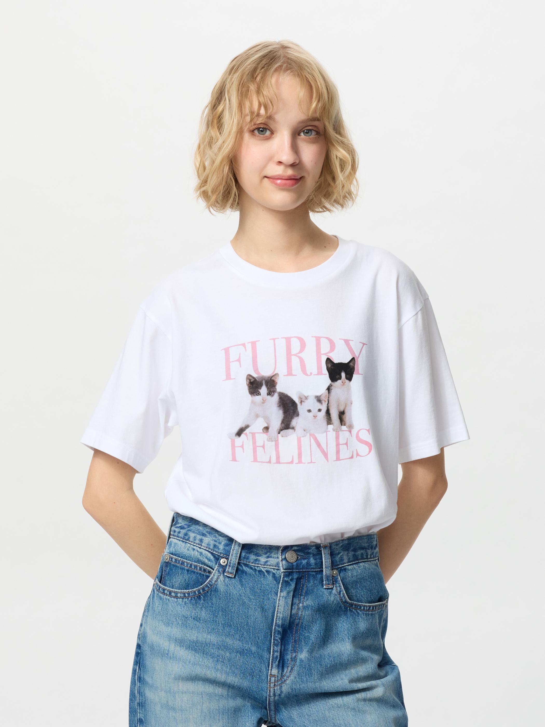 女裝 CAT PHOTOGRAPHS UT [短袖]