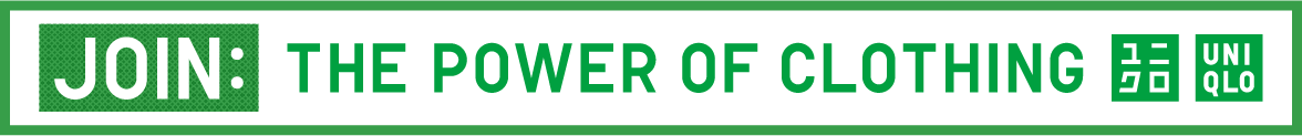 JOIN:THE POWER OF CLOTHING
