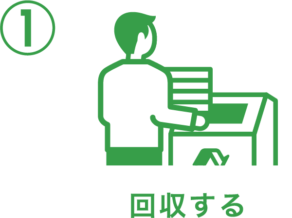 回収する