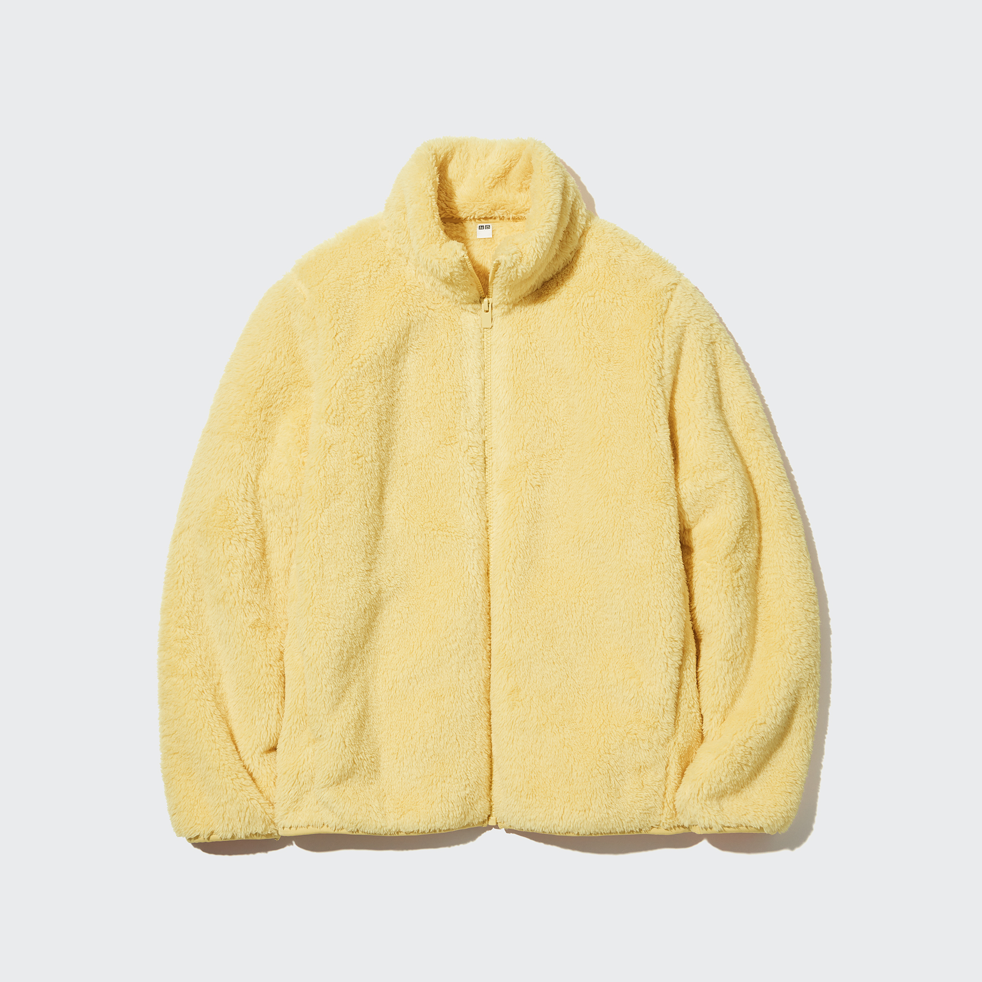 WOMEN Fluffy Yarn Fleece Full-Zip Jacket