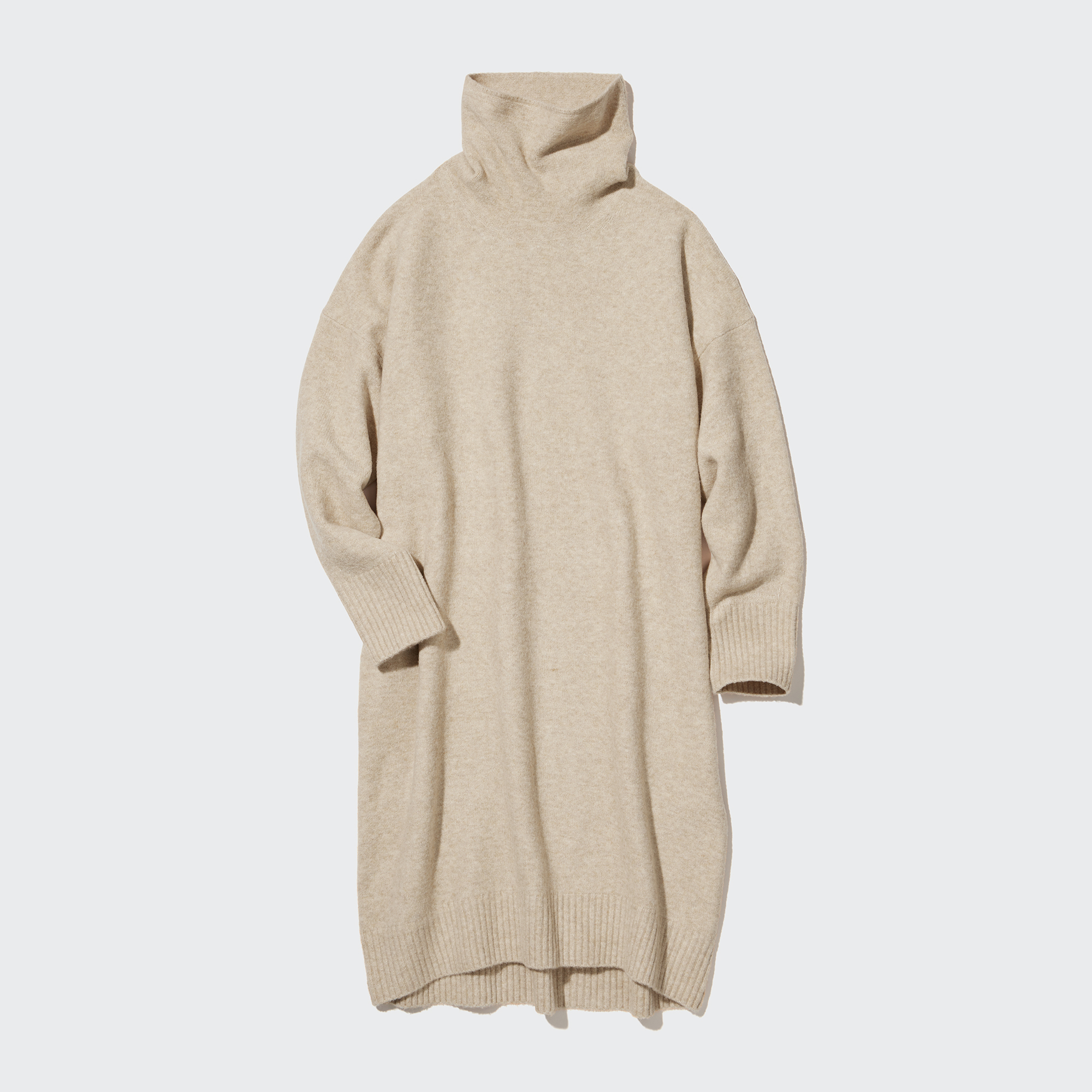 WOMEN Souffle Yarn Turtleneck Dress