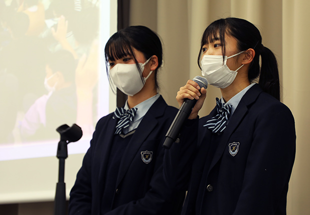 受賞校の生徒による活動発表