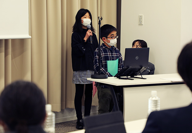 受賞校の生徒による活動発表