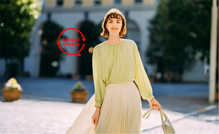 ユニクロ Women レーヨンジョーゼットブラウス ワンピース Uniqlo Update お客様の声で進化するユニクロアップデート ユニクロ Women レーヨンジョーゼットブラウス ワンピース Uniqlo Update お客様の声で進化するユニクロアップデート
