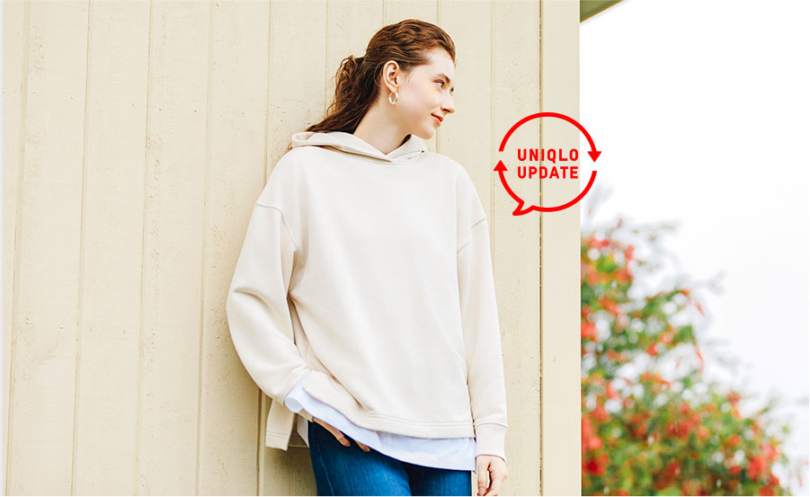 uniqlo cropped hoodie
