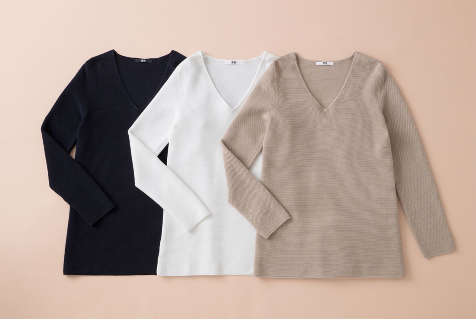 セットアップで楽しめる今から着られるリップルセーター｜UNIQLO