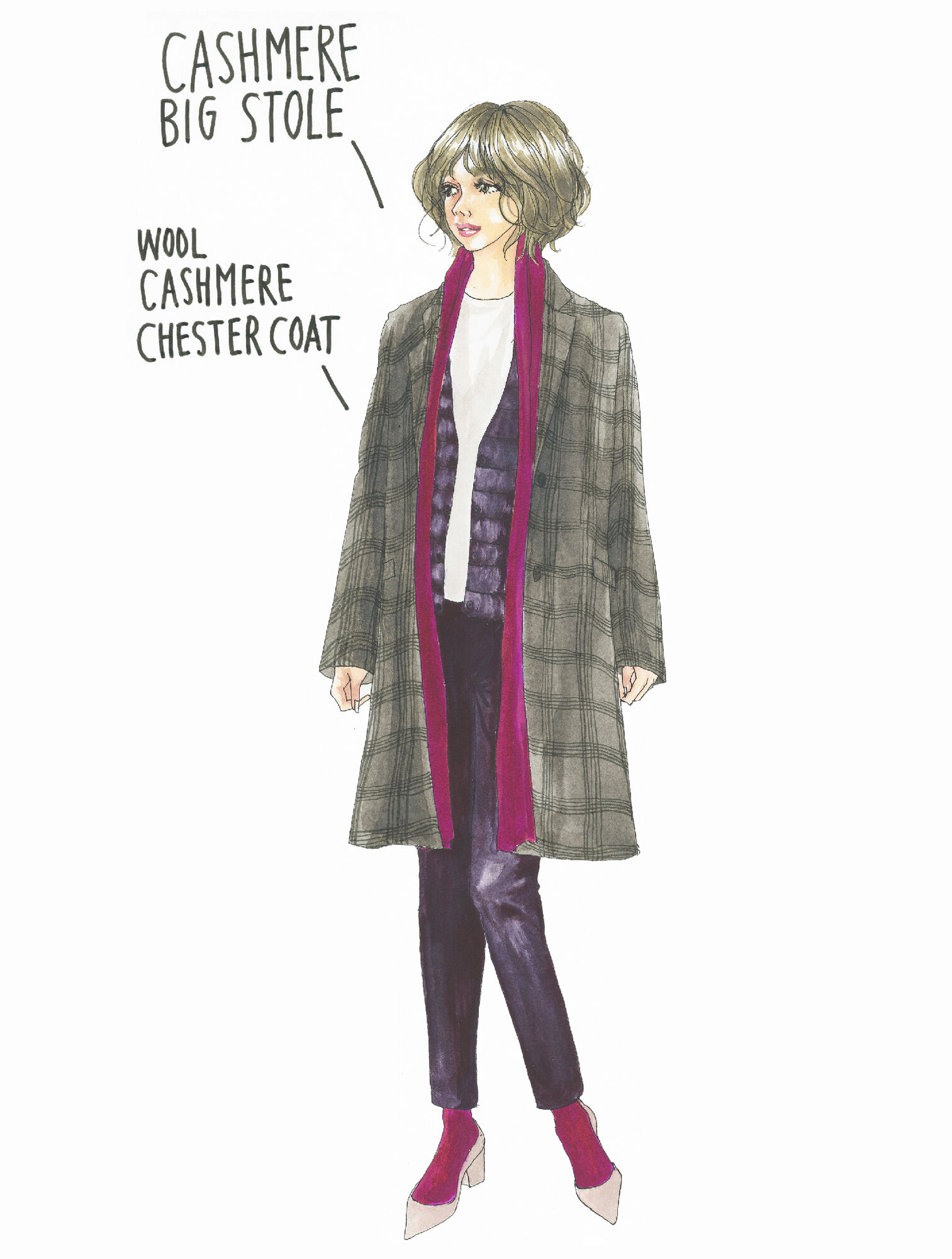 ストール マフラーが大活躍あったかおしゃれなコーデ術 Uniqlo Today S Pick Up
