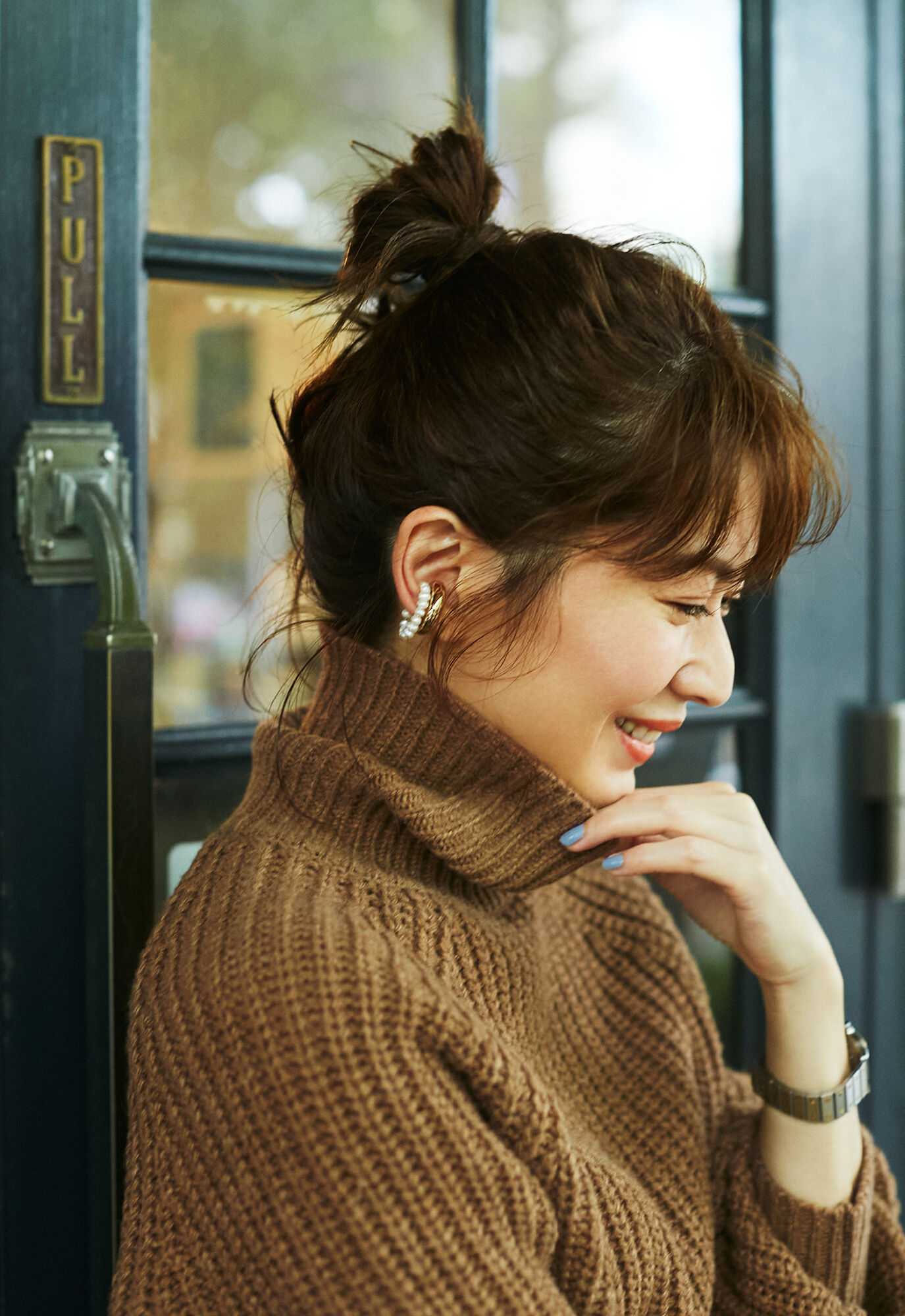 ローゲージタートルネックセーター（長袖）